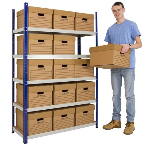 metal storage box on shelf|storage boxes with lids b&m.